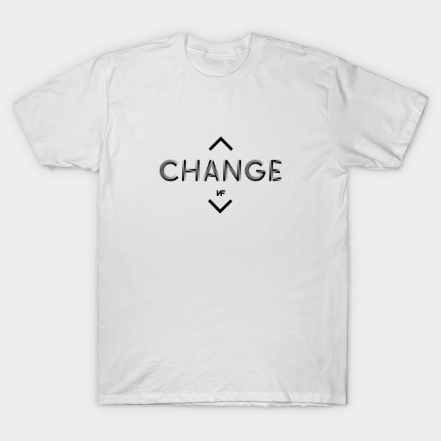 Change (Black logo) T-Shirt by usernate